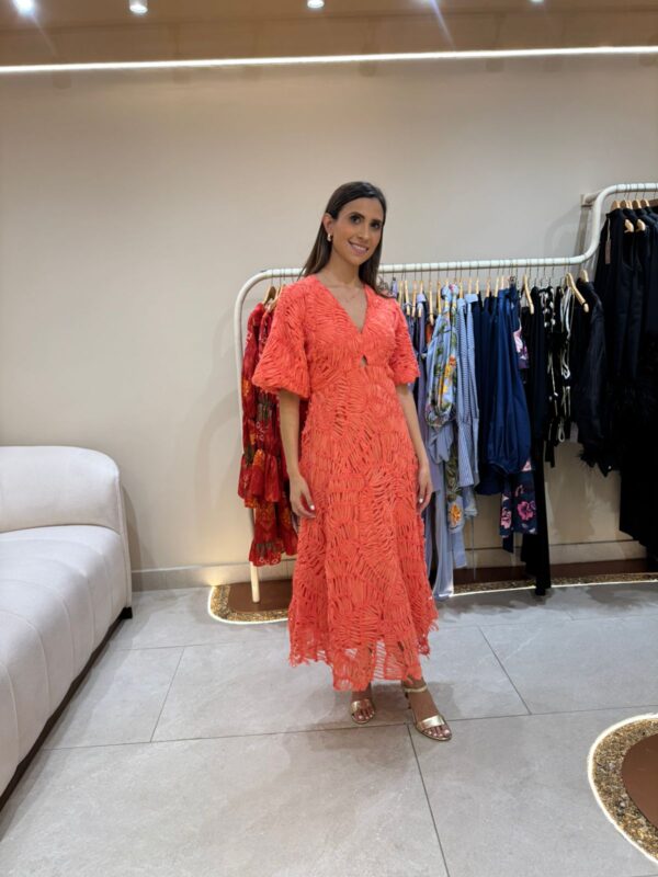 Coral dress